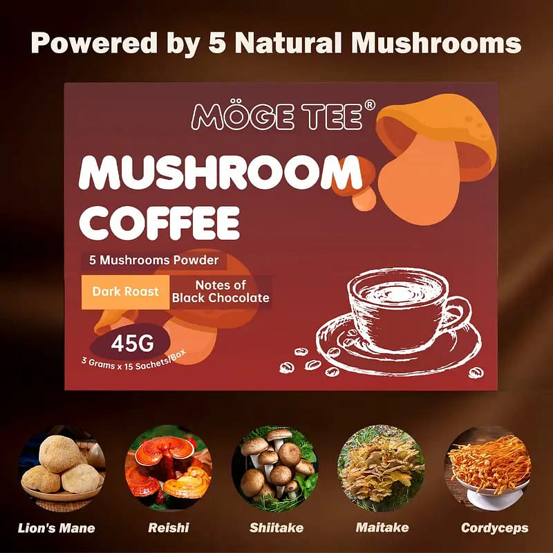 MOGE TEE Mushroom Coffee 15 pack