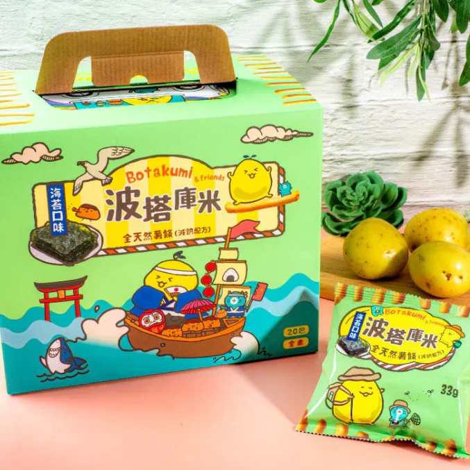 Potato Fries - Seaweed Flavor-low 50% sodium 1 กล่อง