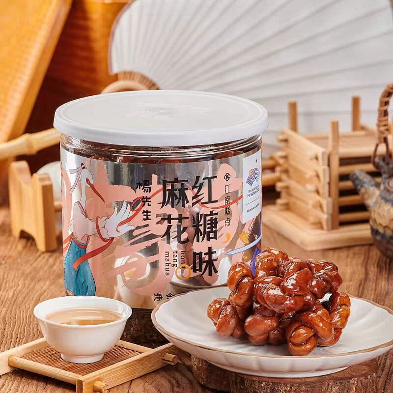 Chinese snack brown sugar twist 370 g