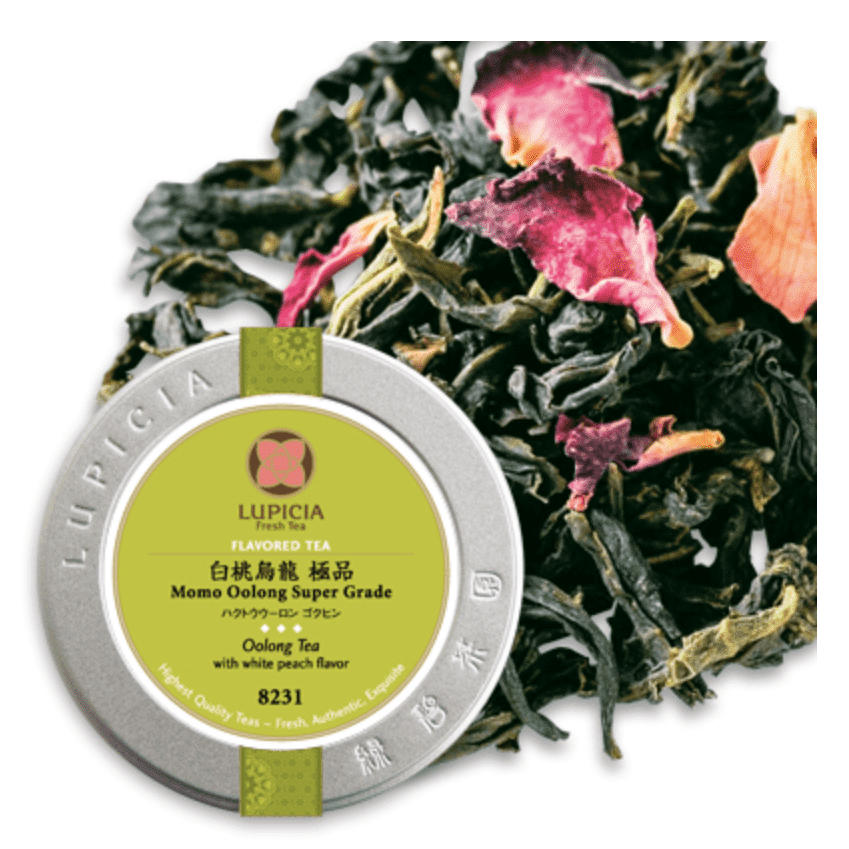 LUPICIA Premium White Peach Oolong Tea Can 50g