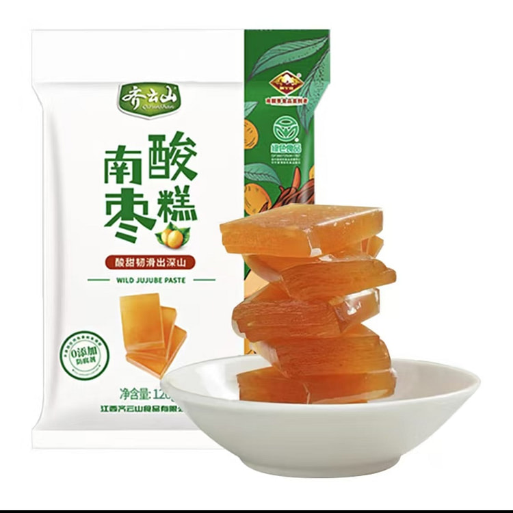 Qiyun Mountain, South Sour Jujube Cake, Green Food, Candied Fruit Dried Sna