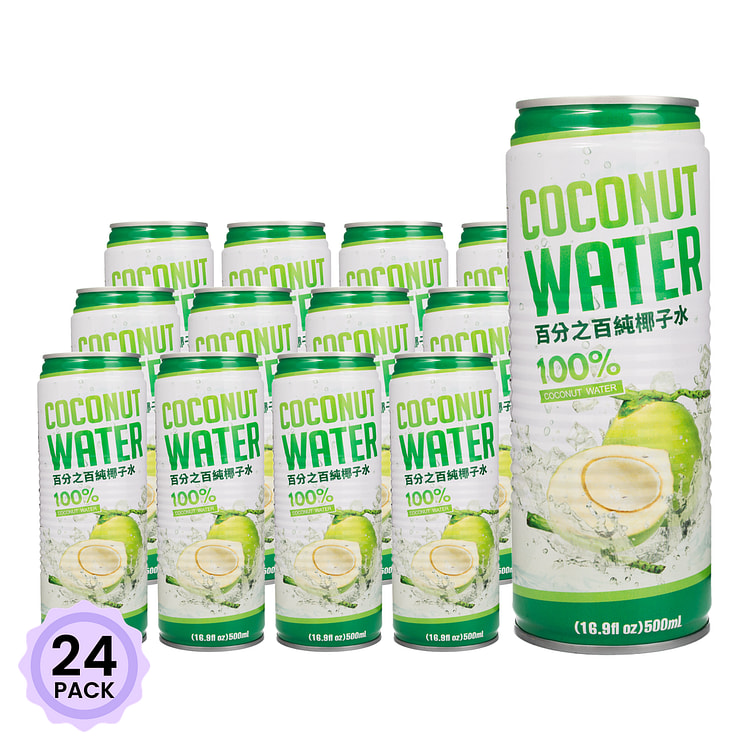 味全 百分百纯椰子水 500 毫升*24 包