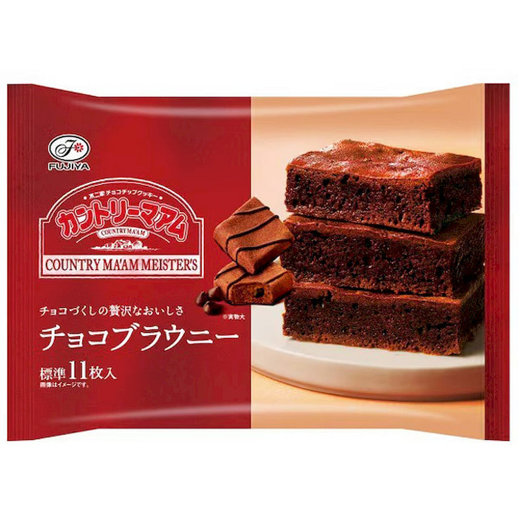 Fujiya Country Ma'am, Chocolate Brownie 124g 1 each