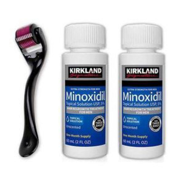 Kirkland Minoxidil 5% Hair Regrowth Solution 2pk 2 pack