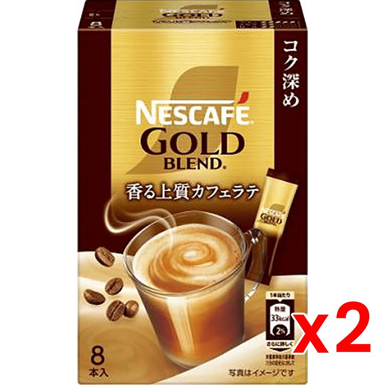 Nescafe Gold Blend Cafe Latte Sticks Rich 8px2 1 count