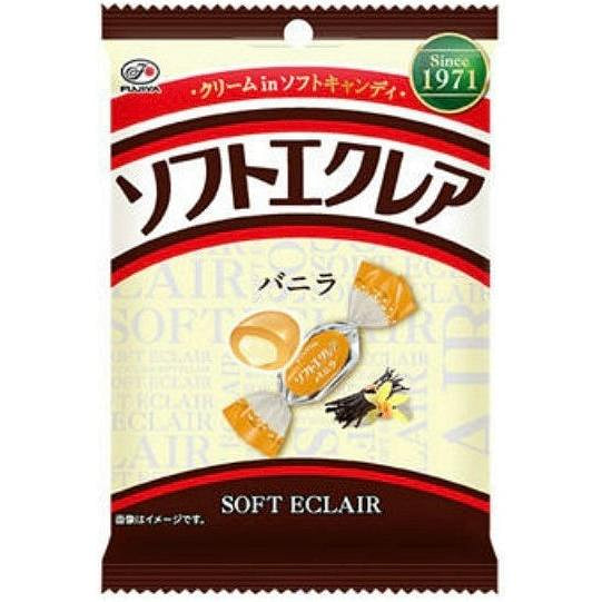 Japanese Soft Candy ECLAIR Vanilla Cream Caramel Candy Sweet Snack FUJIYA 4