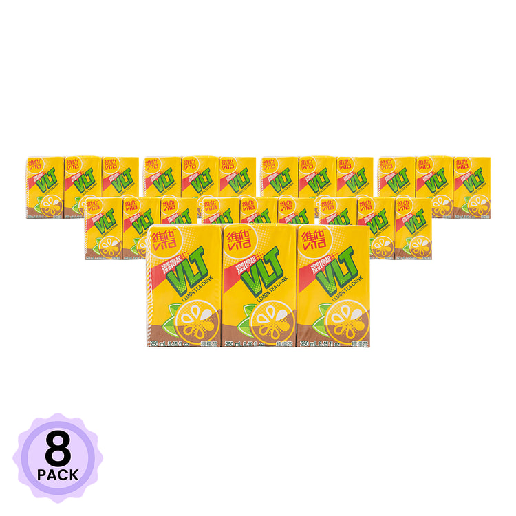 维他 柠檬茶 250ml*6 (新旧包装混发） 250 毫升*6 盒*8 包