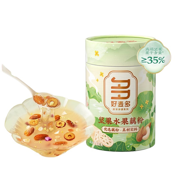 好麦多坚果水果藕粉300g*1罐