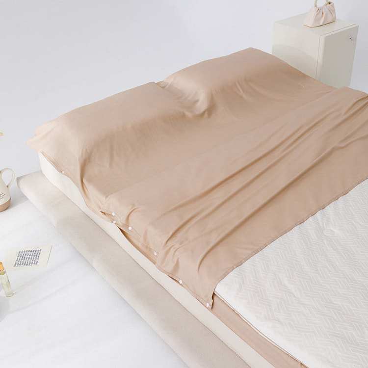 Tencel Travel Sleep Sack Warm Sand-King 2000 g