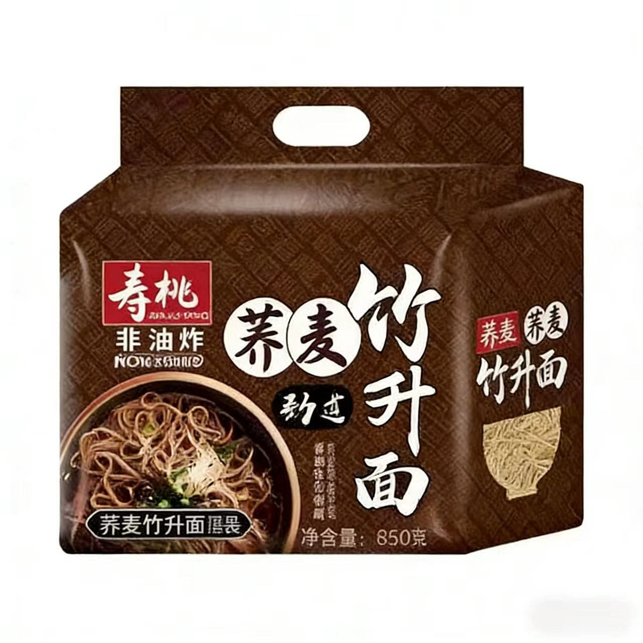 Shoutao Bagged Buckwheat Bamboo Noodle 650g*1 Pack 650 g