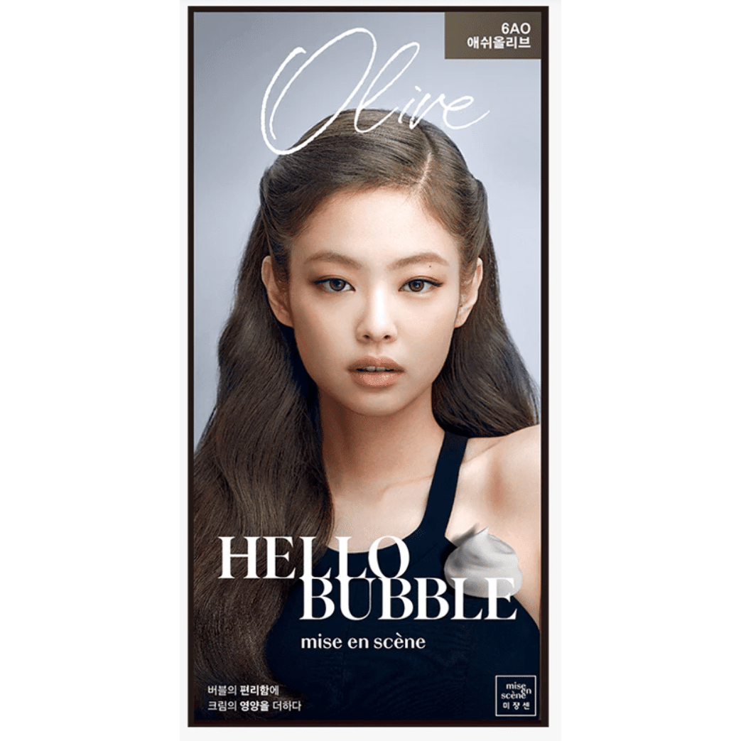 Miseenscene all new Hello Bubble 6AO 30G Ash Olive 1 each