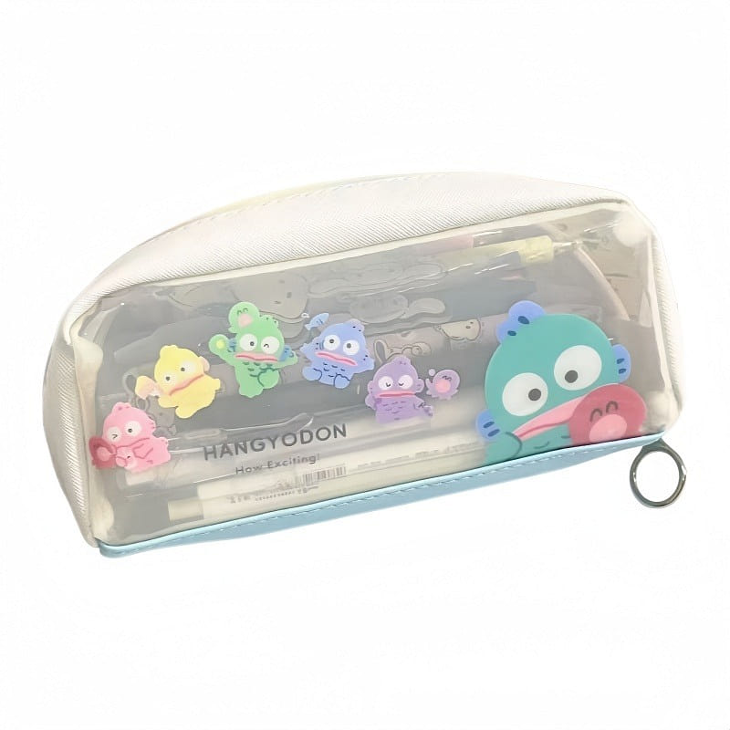 Transparent Grid Clownfish Pencil Pouch 1 count