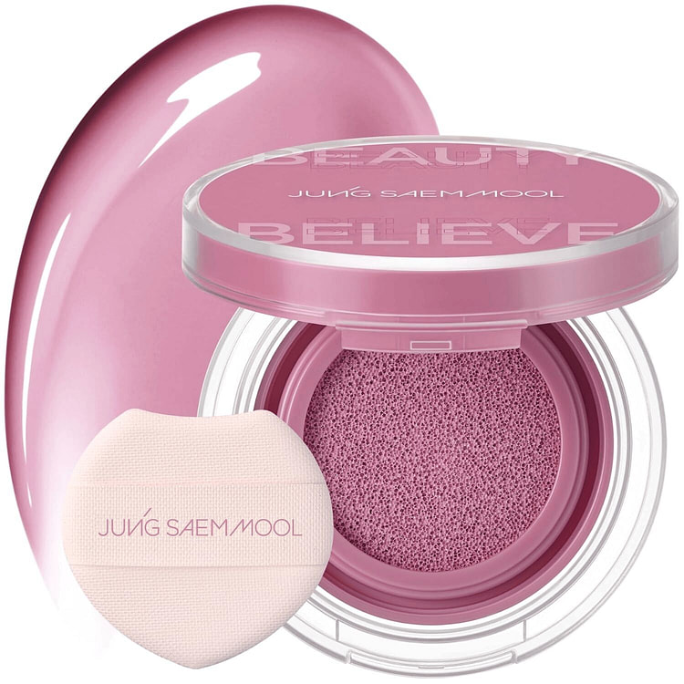 郑瑄茉气垫腮红水光唇颊两用滋润4g #花雾紫韵 1 份