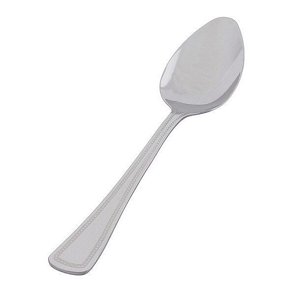 Dessert Spoon, 7 3/8 in L, Silver, PK36 2 lb