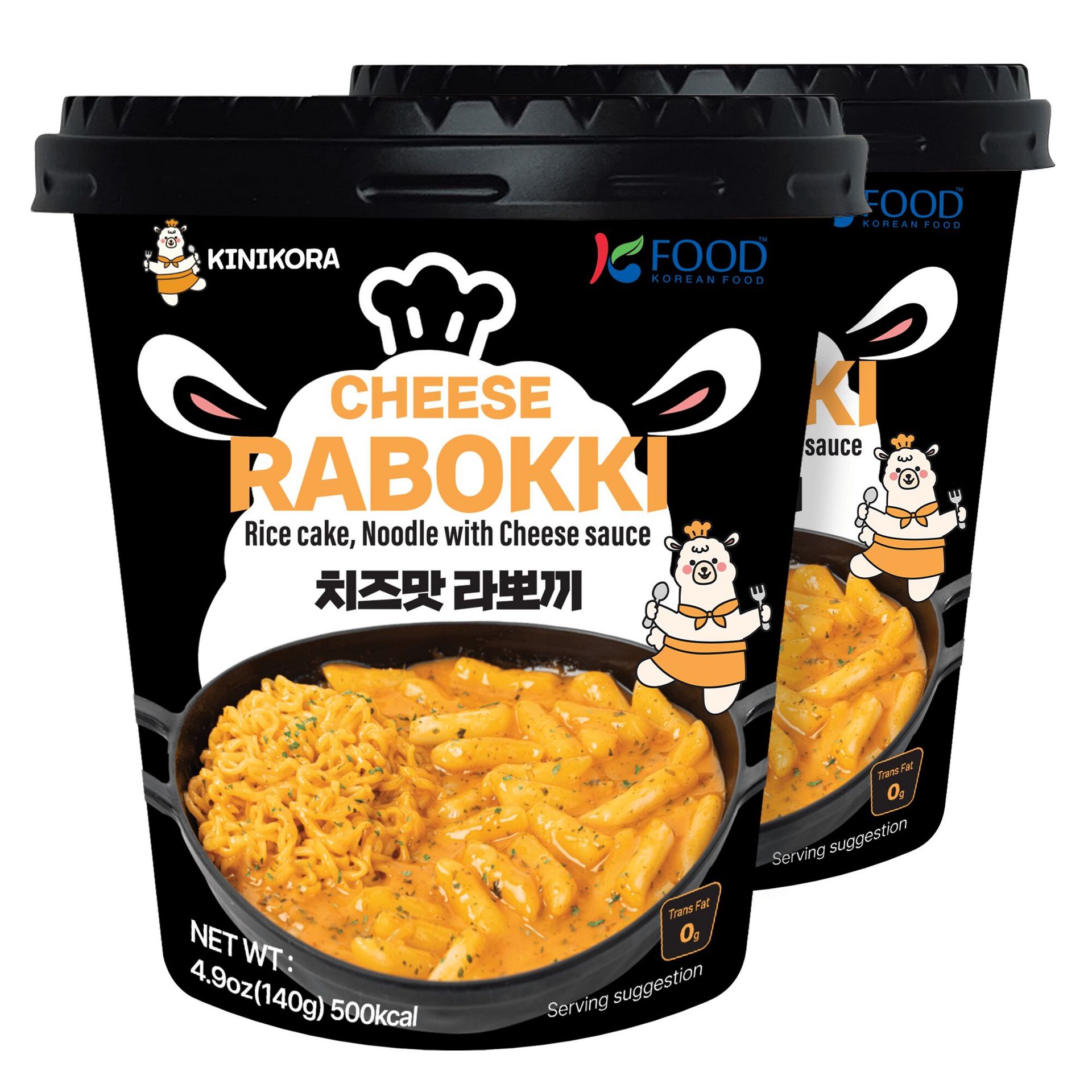 Korean Premium Cheese Rabokki Cup 2-Pack 2 pack