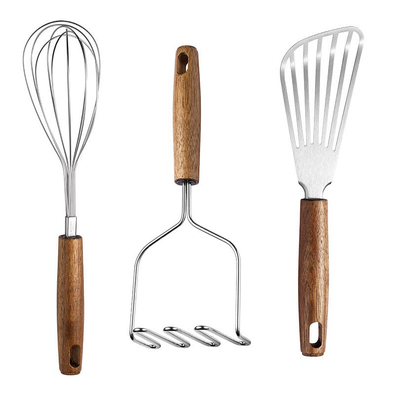 SUMI Kitchen Trio (Masher + Spatula + Whisk) 1 count