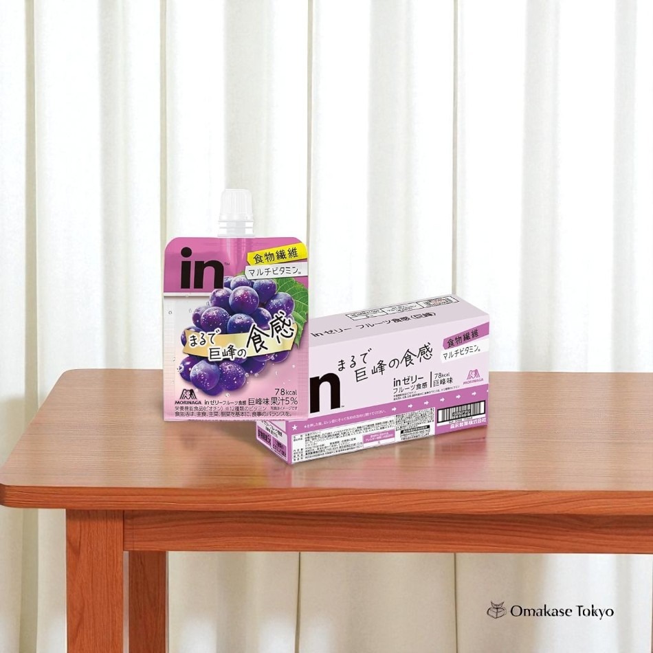 Morinaga In Jelly Fruit Texture Kyoho Grape 6 Pcs 1000 그램
