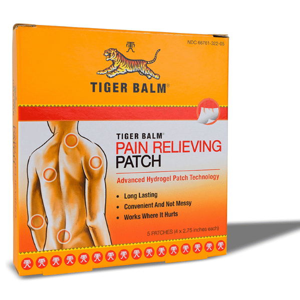 TIGER BALM Pain Relieving Patch (Advanced Hydrogel Patch) 5 Patches 1 カウント