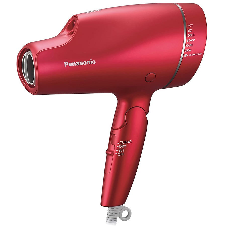 Nanocare Hair Dryer nanoe With Minerals red 1 count