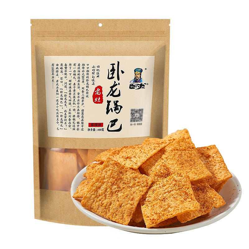 Crispy Rice Chips (Spicy Flavor) 400g/bag 400 グラム