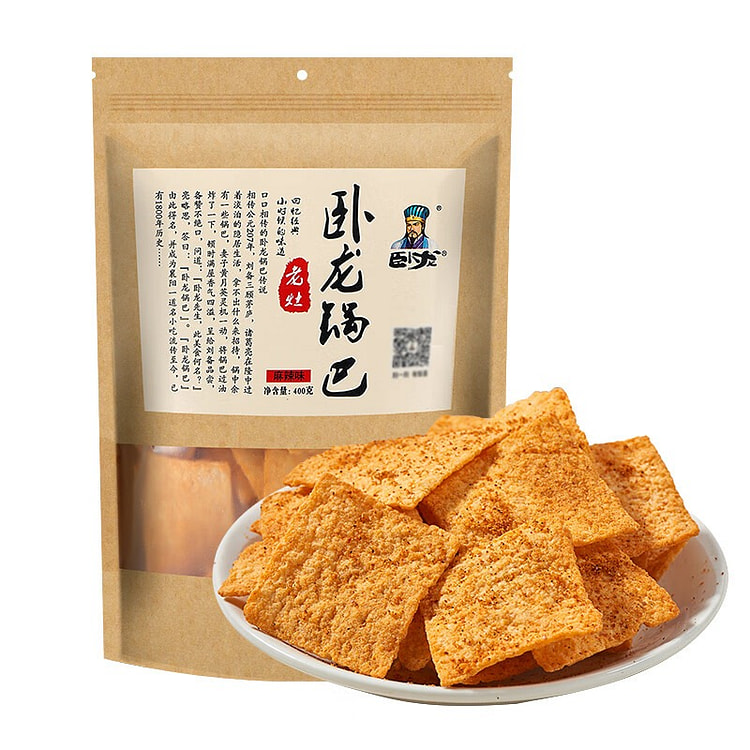 Crispy Rice Chips (Spicy Flavor) 400g/bag