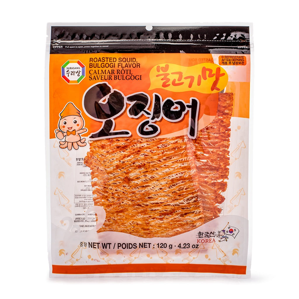 Surasang Seasoned Squid, Bulgogi Flavor 120 g