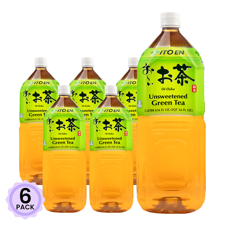 伊藤园 原味绿茶 无糖 67.6 盎司*6 包