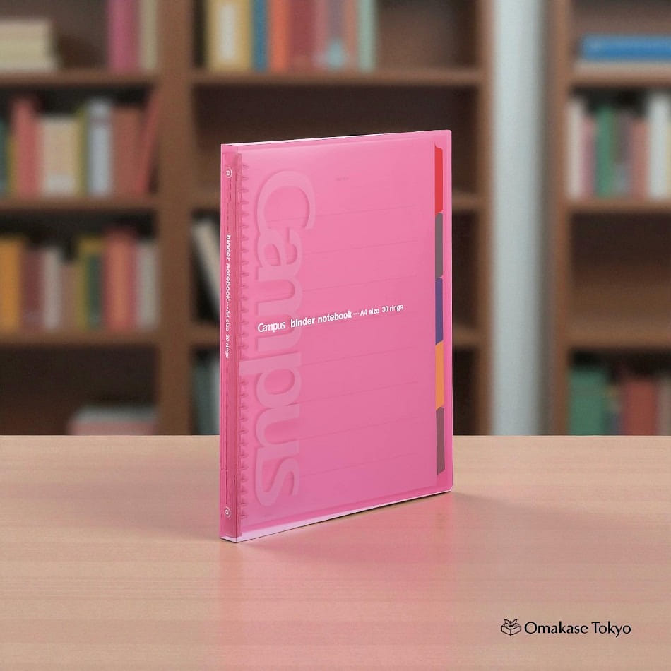 Kokuyo Campus Slim Binder -A4 Size (Pink) 210 g