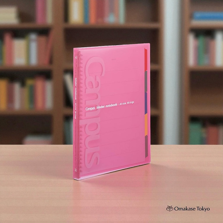 Kokuyo Campus Slim Binder -A4 Size (Pink) 210 g