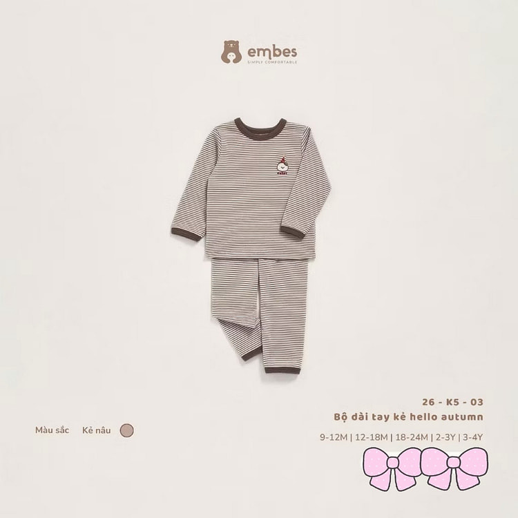 Embes Lyocell Long Sleeves Set For 18-24 Months 1 count