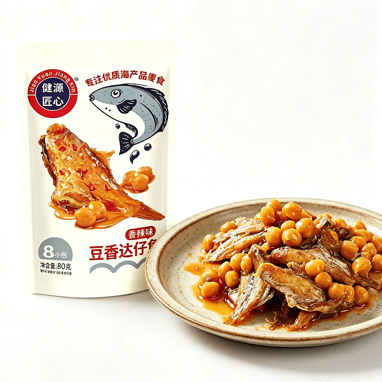 Spicy Chickpeas with Dace Fish 80g 80 g