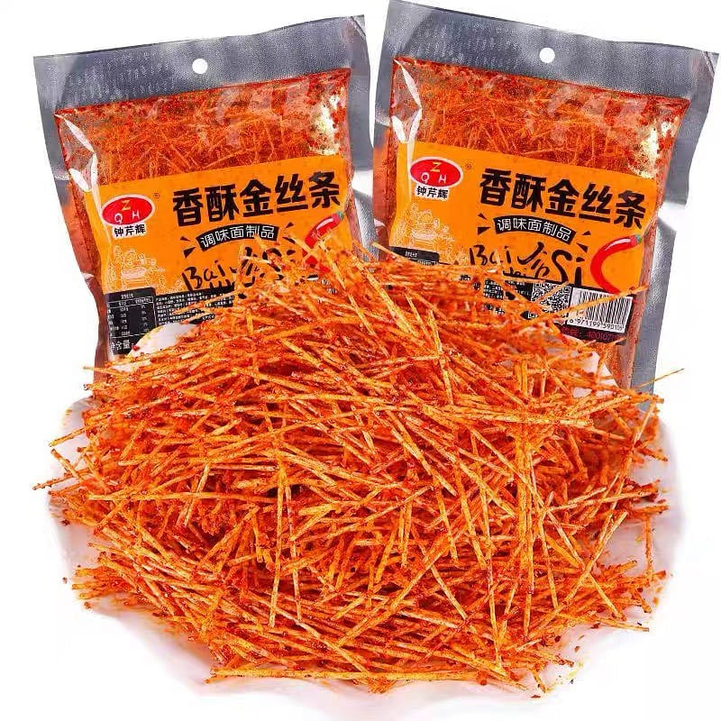Crispy golden strips and spicy strips 1 bag * 30g 30 g