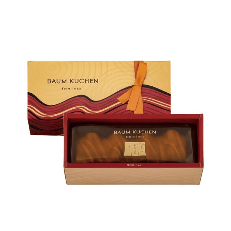 Sweet potato caramel chocolate baumkuchen 1 piece 1 box