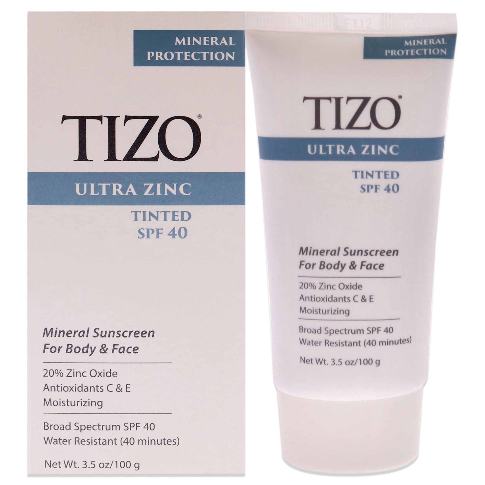 Get Ultra Zinc Tinted SPF 40 by Tizo for Unisex - 3.5 oz Sunscreen ...