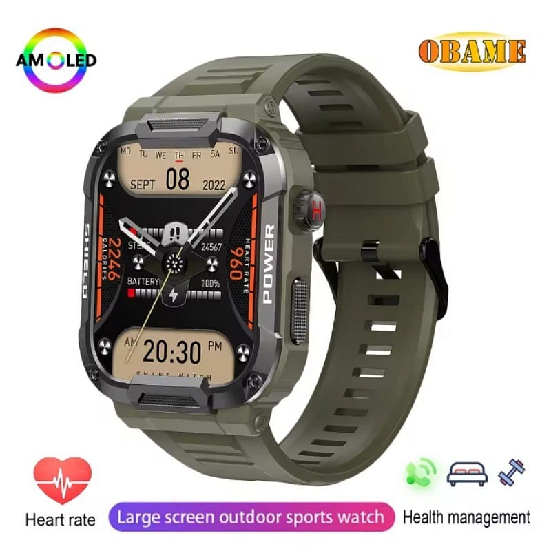 MK66 smartwatch green 1 個