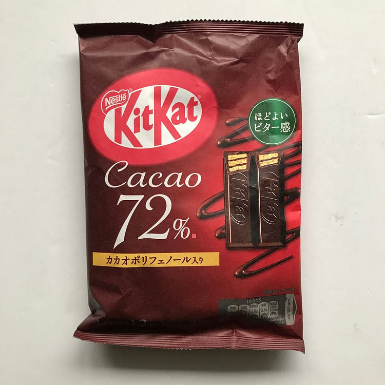 雀巢KitKat 巧克力涂层威化 72%可可