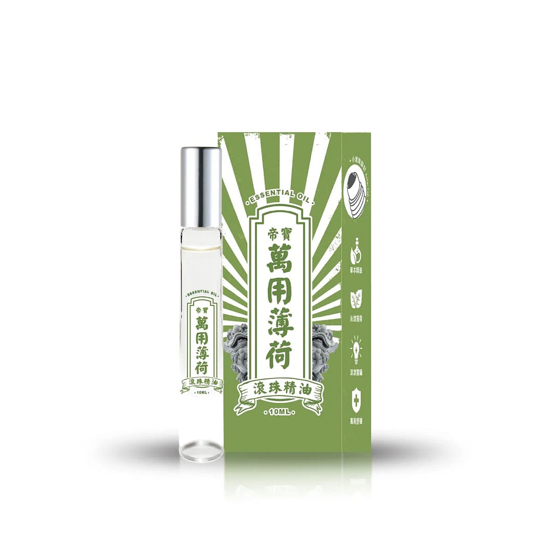 Taiwan Kinman Peppermint Yi Tiao Gen Essential Oil Roller 10 ml(ミリリットル)