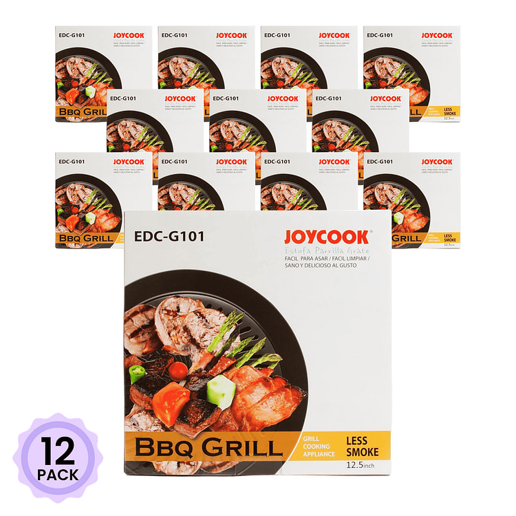 韩式 BBQ 炉顶圆形分体烧烤盘 12.5inch 1 份*12 包