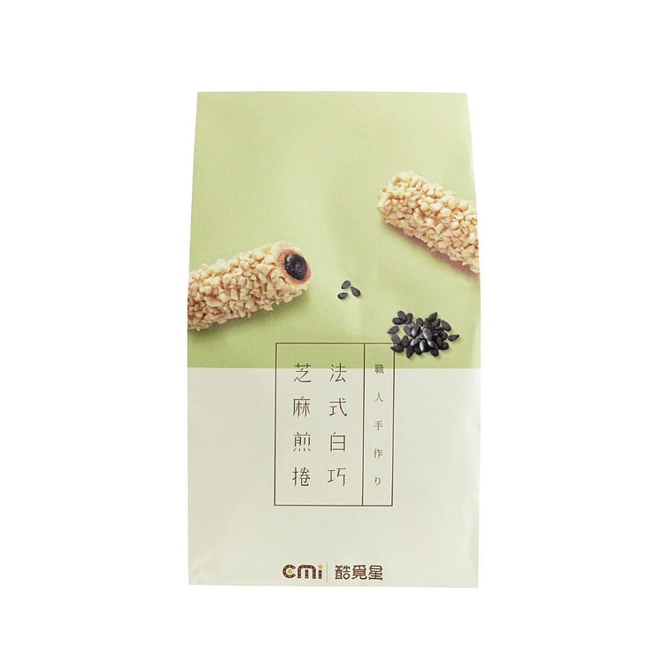 台式轻甜点 - 酷觅星法式白巧芝麻煎卷 120 克