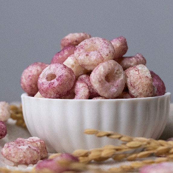 Yinchuan Organic Rice Crisps Blueberry Flavor