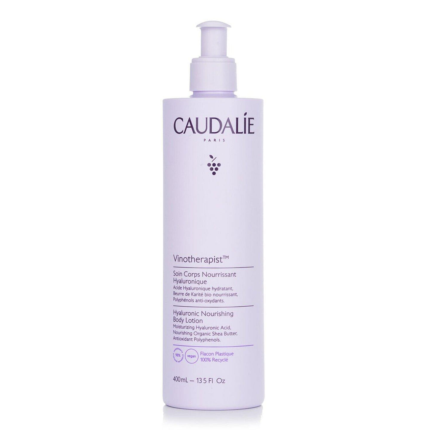Caudalie Vinotherapist Hyaluronic Nourishing Body Lotion A / 400ml/13.5oz 400 ml