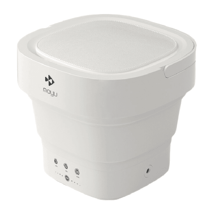 MOYU Mini Foldable Portable Desktop Washing Machine White 1 個