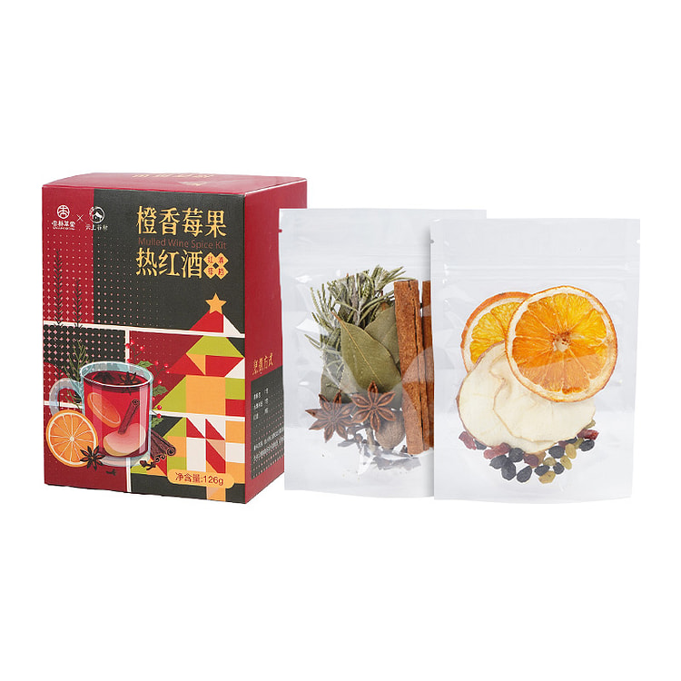 Orange and Cinnamon Mulled Wine Mix 126g*1 box