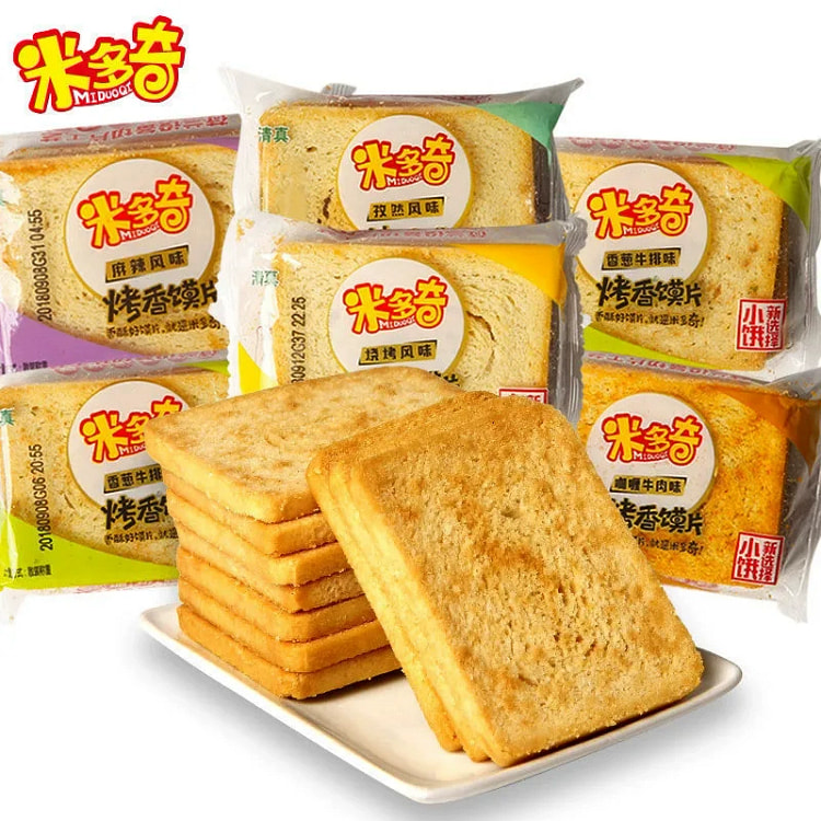 米多奇烤馍片混合10包