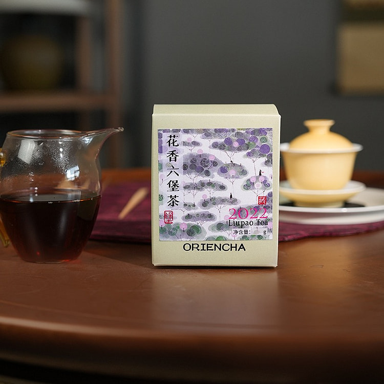 茶叶 花香六堡茶 广西梧州黑茶核心产区非遗制作工艺