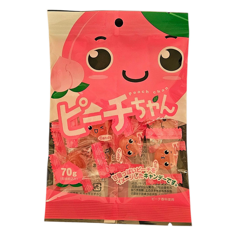 Japanese Kawaguchi Peach Hard Candy - Peach Chan