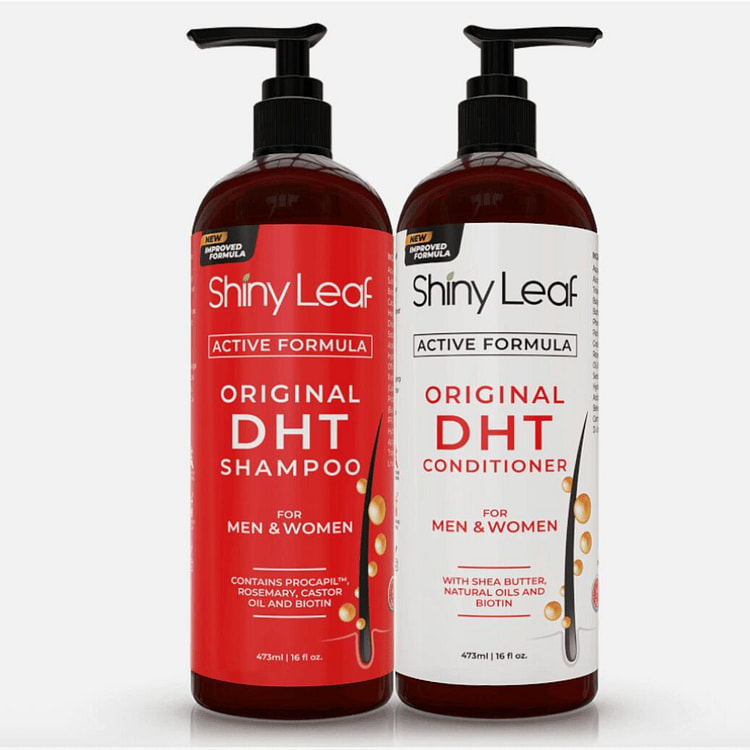 DHT Blocker Anti Hair Loss Shampoo and Conditioner 2 bottle