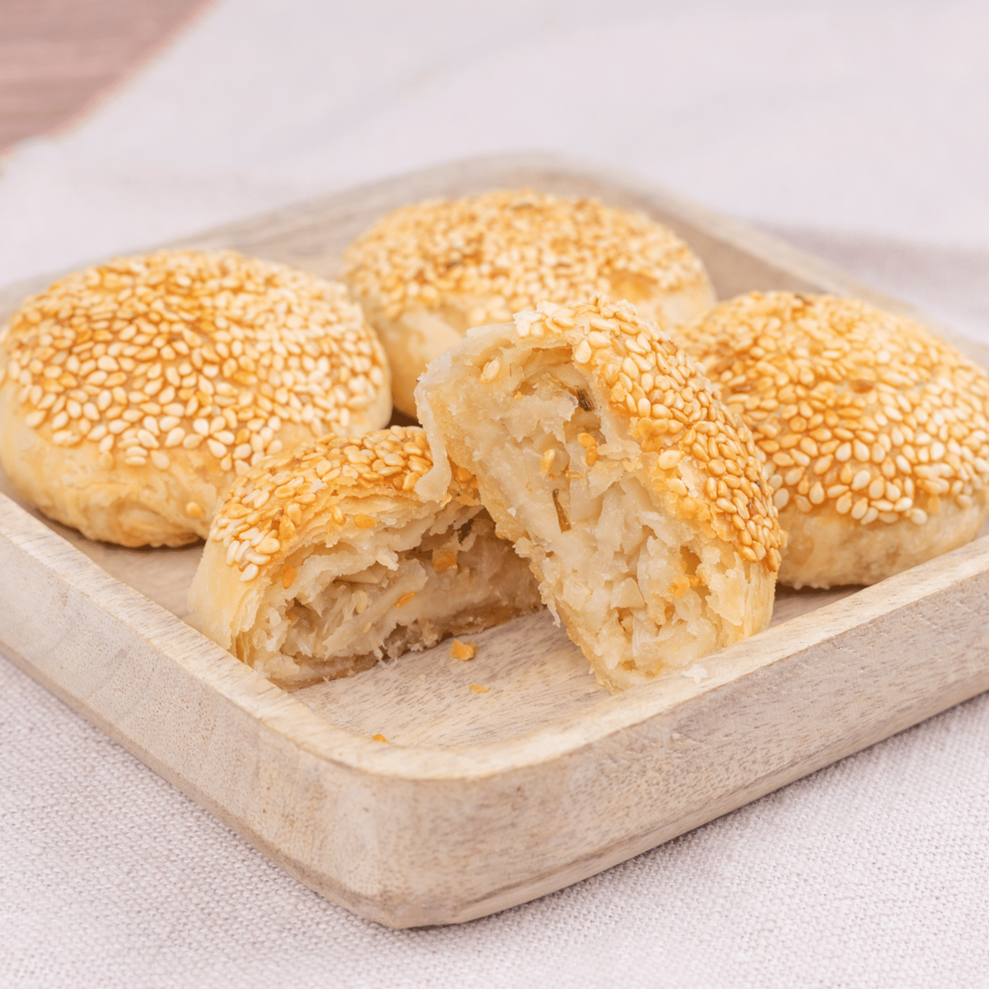 Shredded Radish Cakes 4 pieces 1 phần
