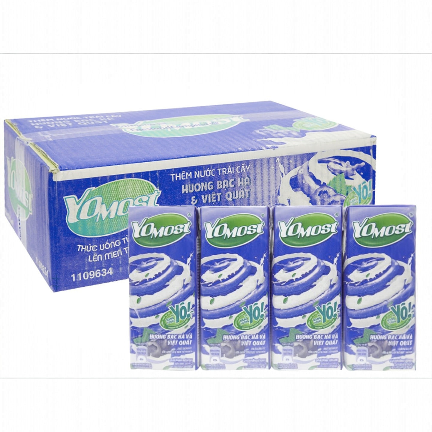 Yomost 蓝莓饮用酸奶 170m (48包) 170 毫升