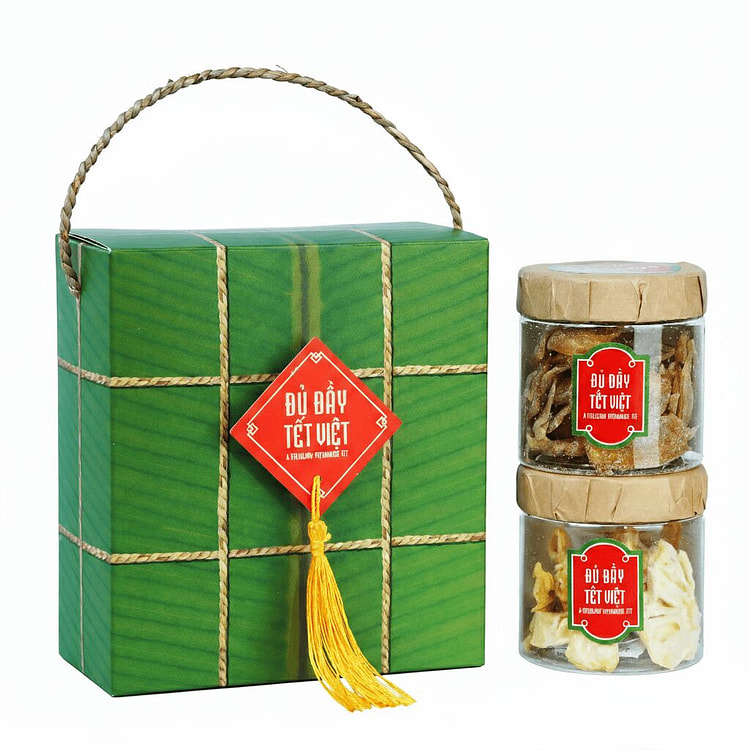 Hộp Quà Bánh Chưng Bình An Ikachi 222 g